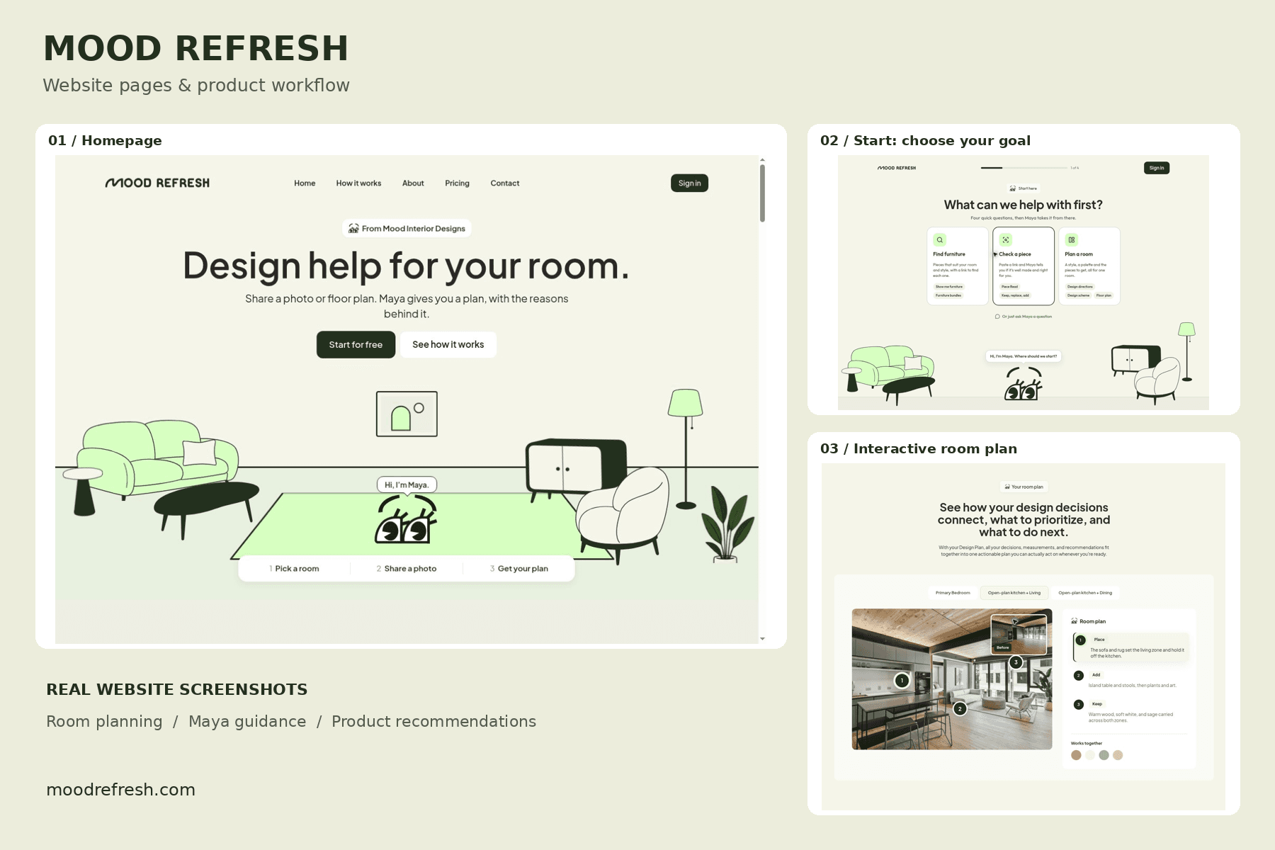 Turning design inspiration into shoppable room plans